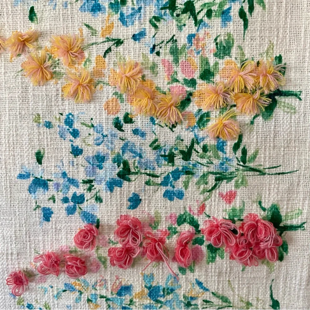 Lillian by Lillian August French Farmhouse Table Runner 14”x48” Cream Floral NEW